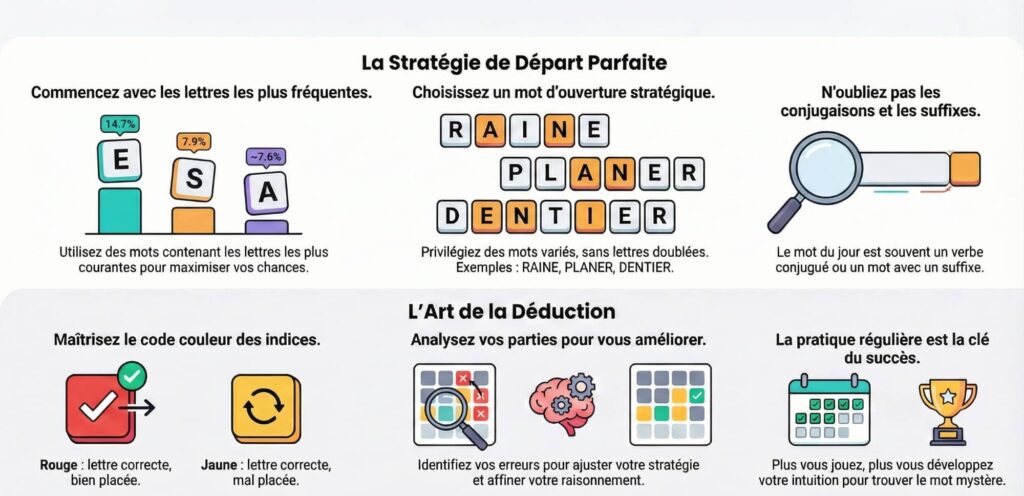 Tusmo stratégie de depart parfaite infographie
