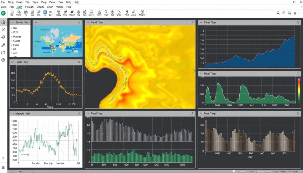 Image de dashboard de SimHub avec des données de simulation en temps réel