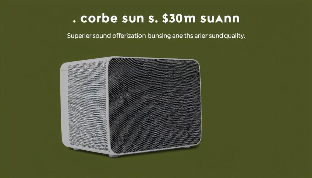 Image de la Sonos Ray, la barre de son d'entrée de gamme de Sonos, offrant une qualité sonore supérieure.