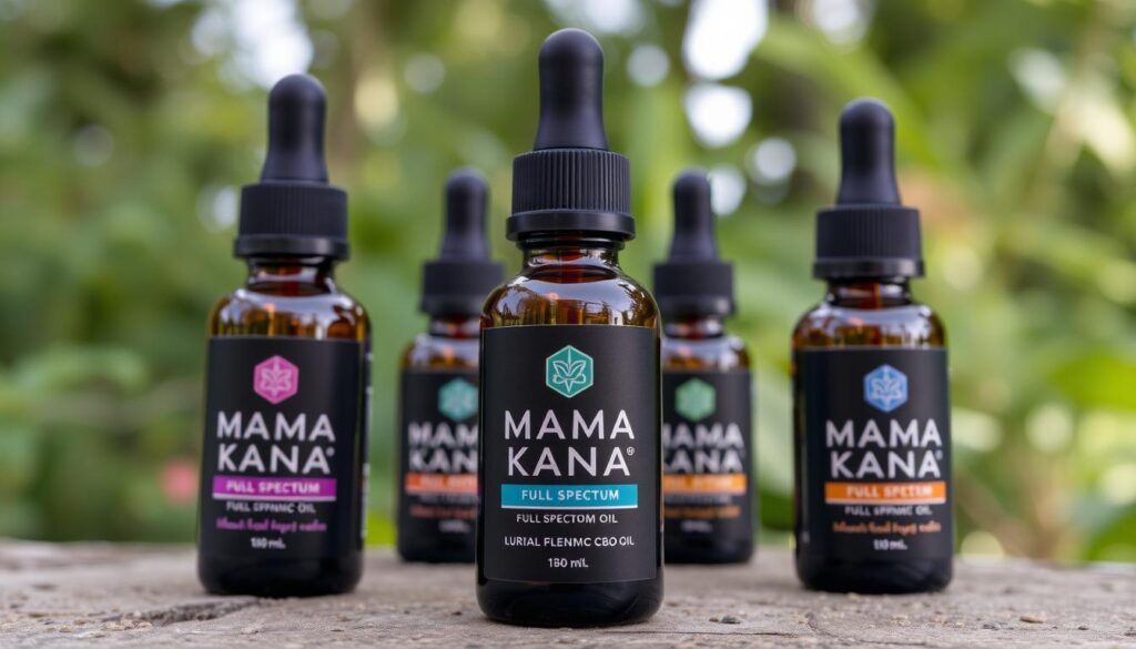 Image des huiles CBD full spectrum Mama Kana
