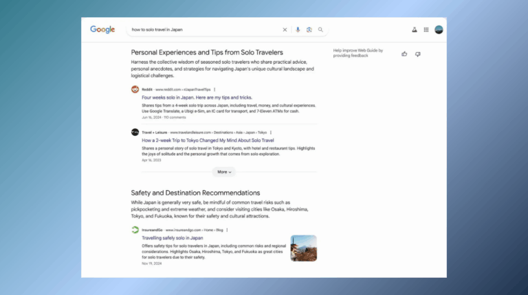Google Web Guide