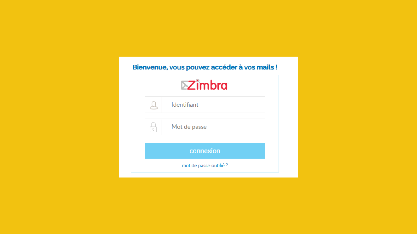 zimbra free connexion