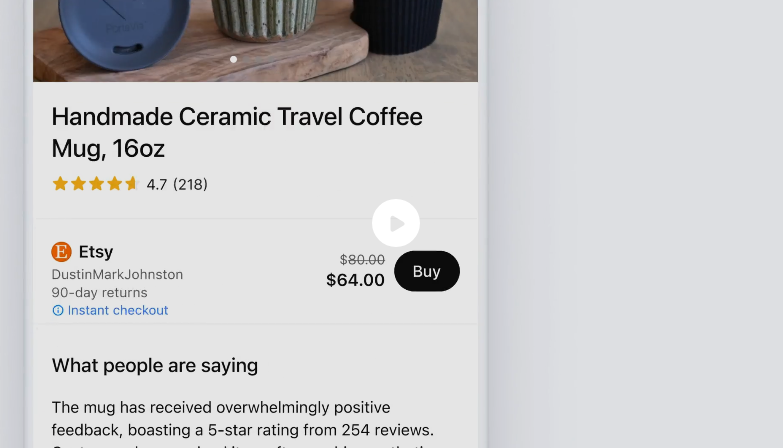 Etsy Stripe Instant Checkout