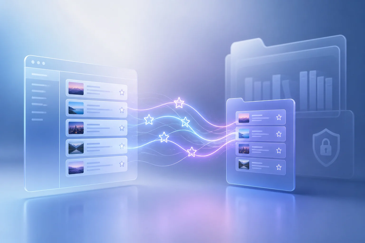 Flux de donnees securise et organise