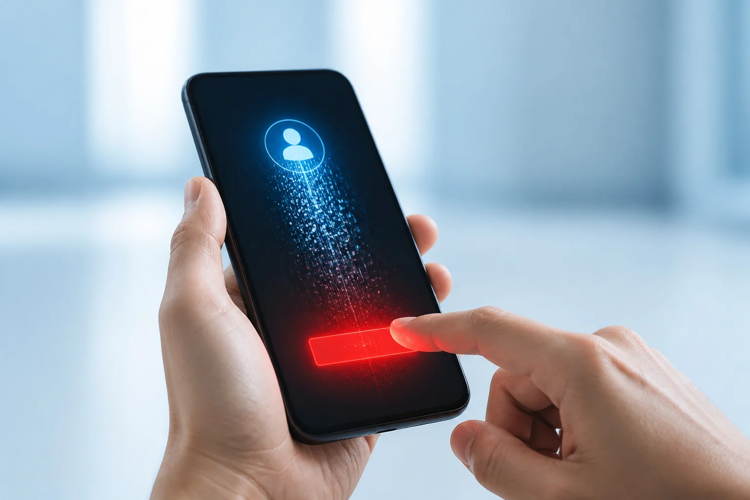 Suppression de compte sur smartphone